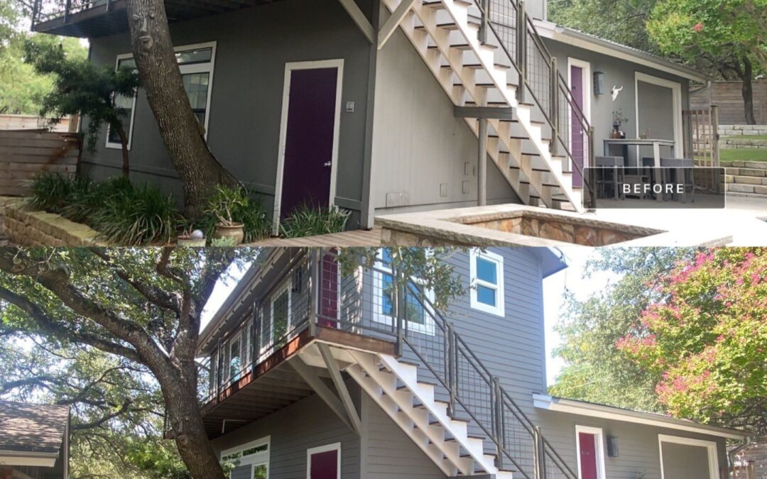 before and after lap siding replacement