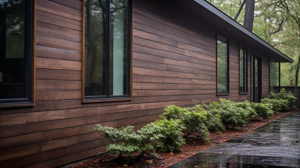wood panel siding