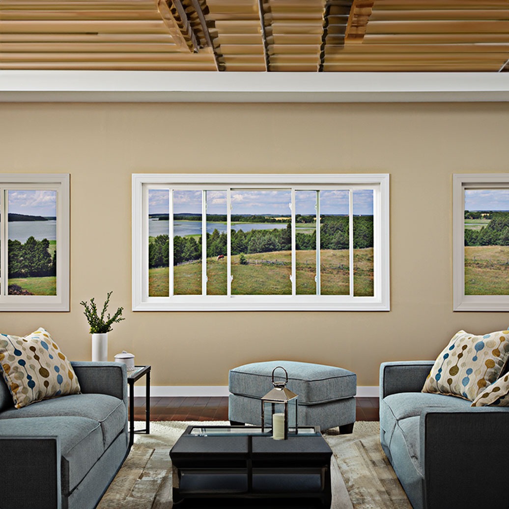 horizontal sliding window