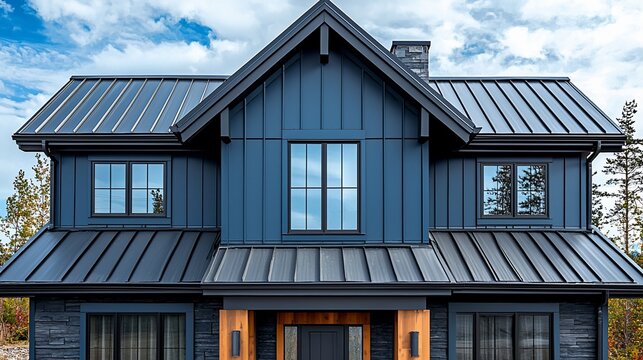 360_F_1187310354_M4XmFuScgl1Duilc8ENDr6lkQkboudT4 house siding blue metal