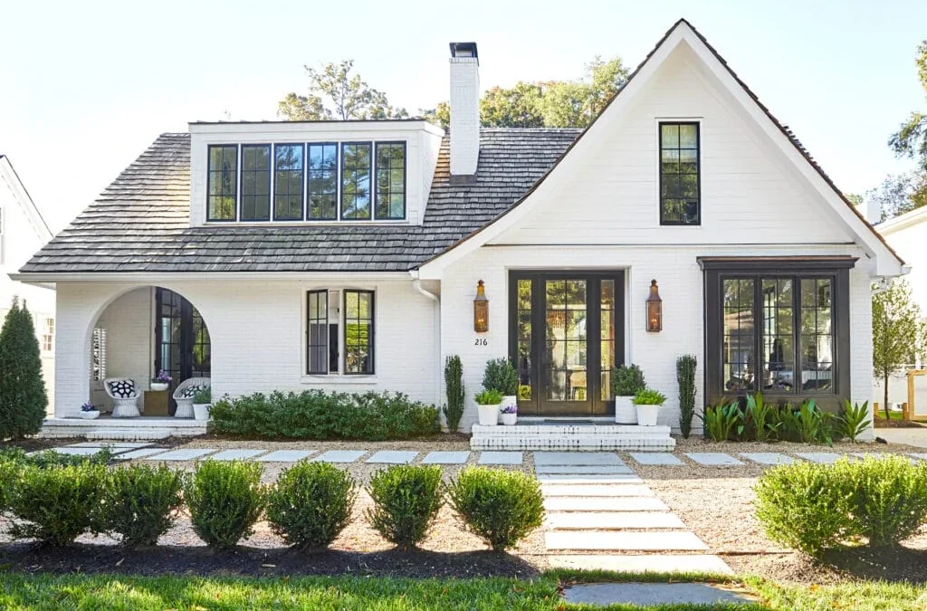 white exterior paint